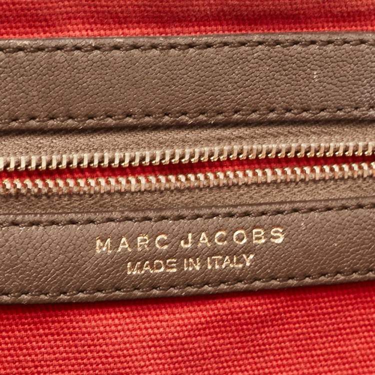 Pre Owned Marc Jacobs Brown Quilted Leather Stam Satchel