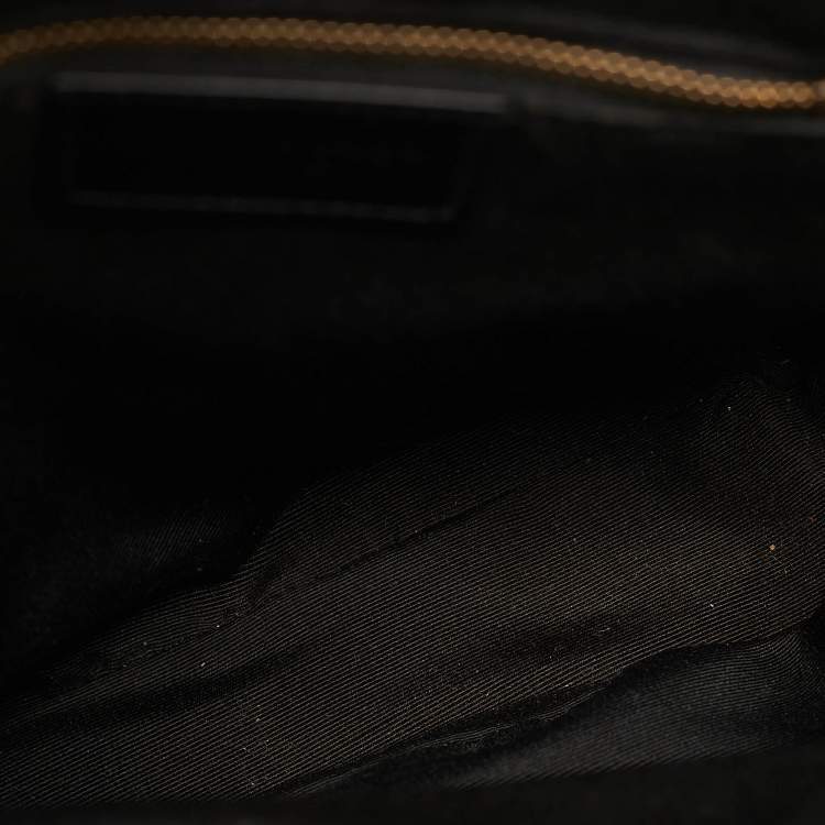 Pre Owned Marc Jacobs Black/Red Leather Pack Shot Backpack