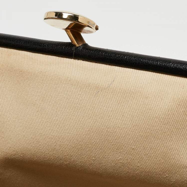 Pre Owned Marc Jacobs Black Quilted Leather Stam Satchel