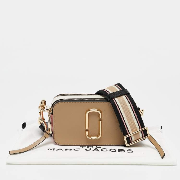 Pre Owned Marc Jacobs Tricolor Patent Leather Snapshot Camera Crossbody Bag