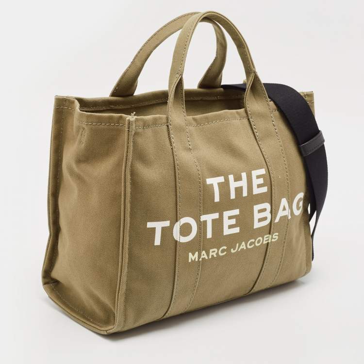 Pre Owned Marc Jacobs Beige Canvas Medium The Tote Bag