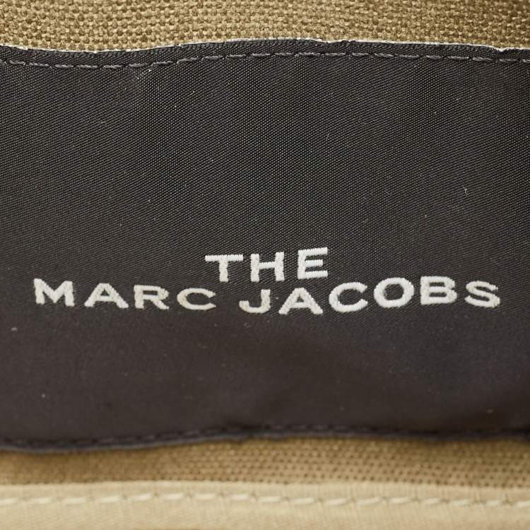 Pre Owned Marc Jacobs Beige Canvas Medium The Tote Bag