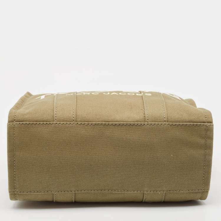 Pre Owned Marc Jacobs Beige Canvas Medium The Tote Bag