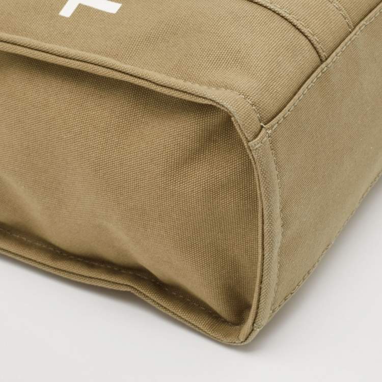 Pre Owned Marc Jacobs Beige Canvas Medium The Tote Bag