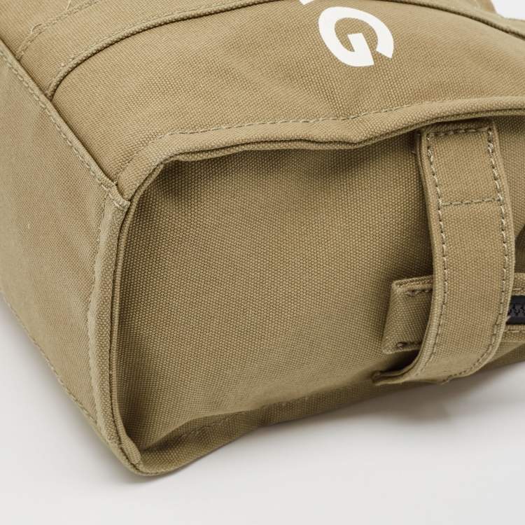 Pre Owned Marc Jacobs Beige Canvas Medium The Tote Bag