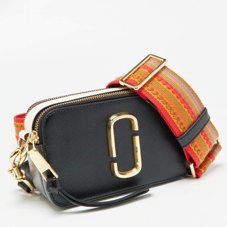 Pre Owned Marc Jacobs Multicolor Patent Leather Snapshot Crossbody Bag