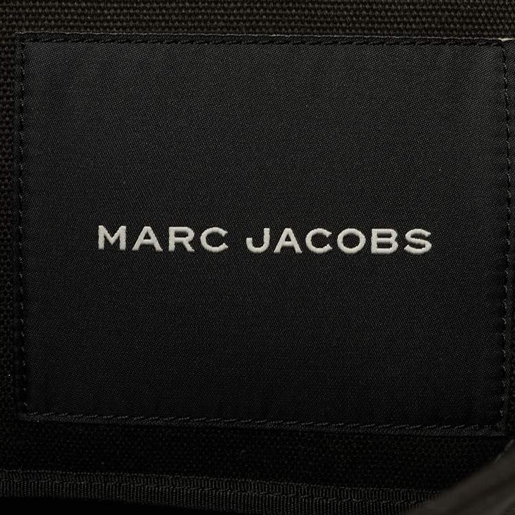Pre Owned Marc Jacobs Black Canvas Large The Tote Bag