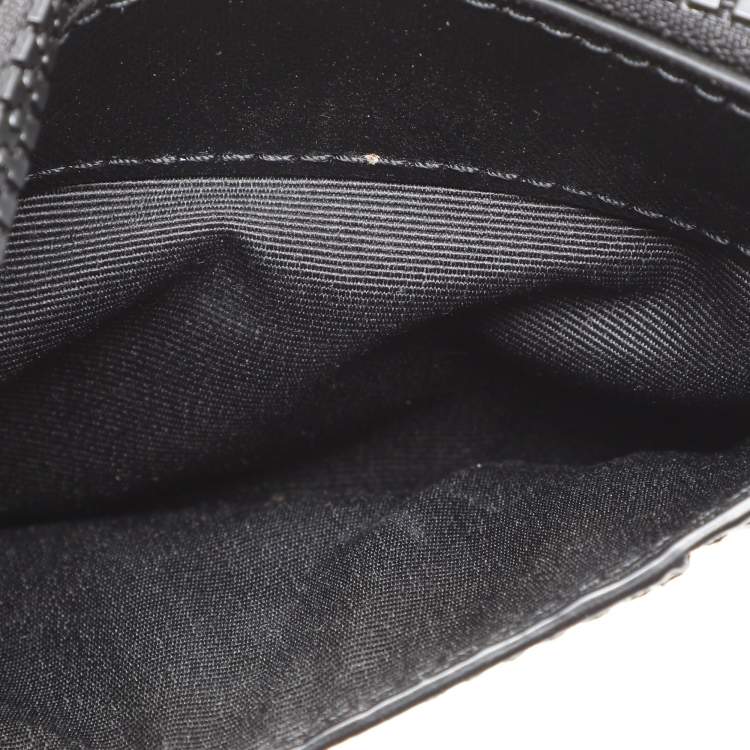 Pre Owned Marc Jacobs Black Patent Leather Snapshot Card Holder Wallet