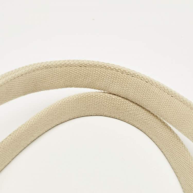Pre Owned Marc Jacobs Cream Canvas Large The Tote Bag