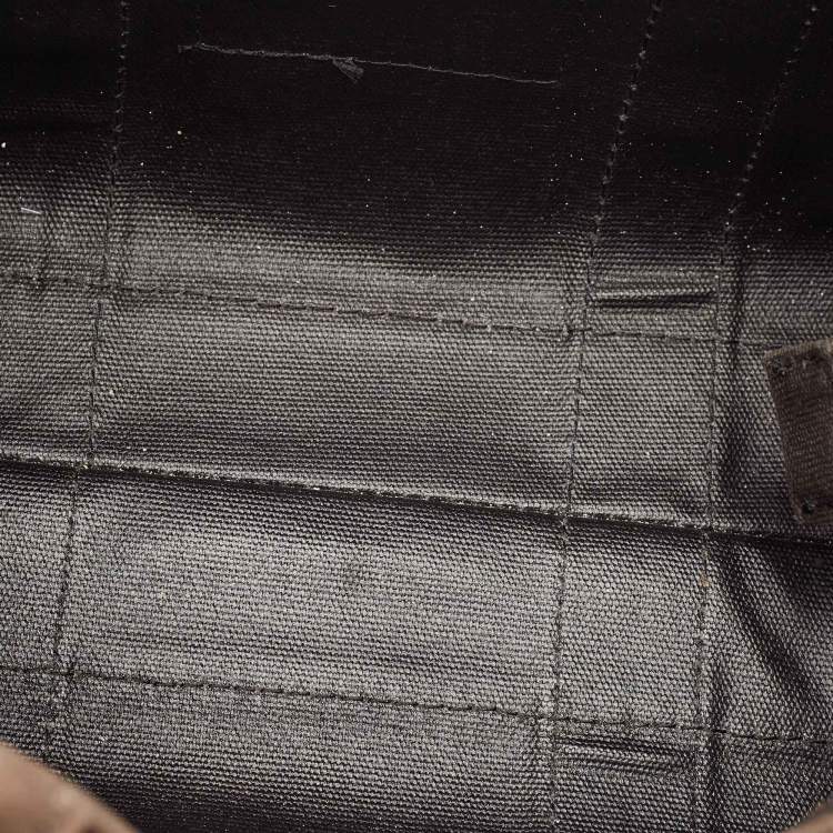 Pre Owned Marc Jacobs Black Canvas Small The Tote Bag