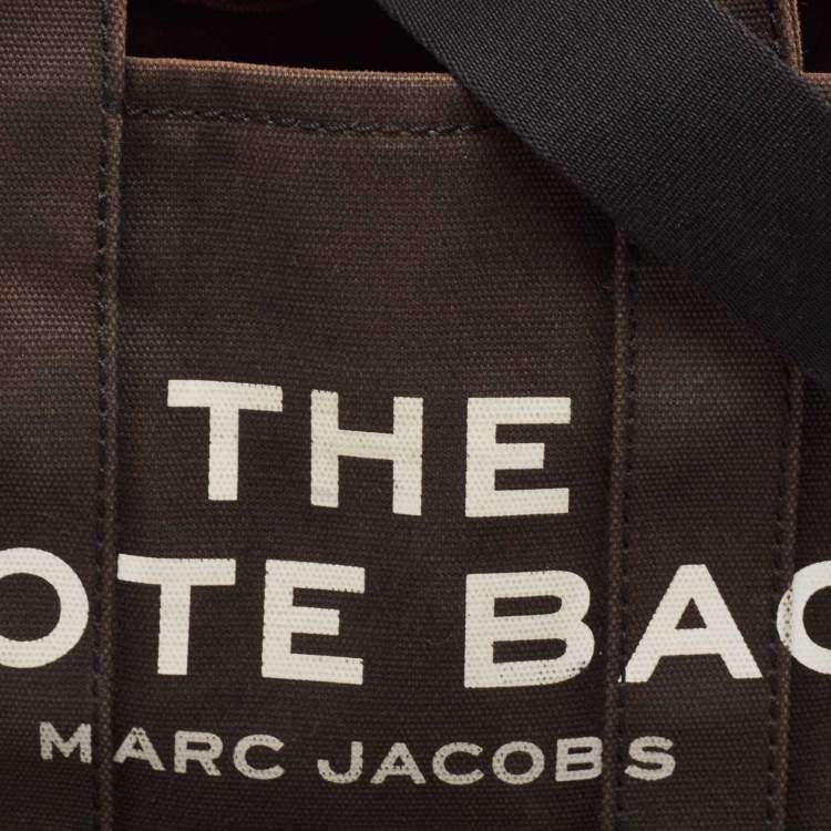 Pre Owned Marc Jacobs Black Canvas Small The Tote Bag