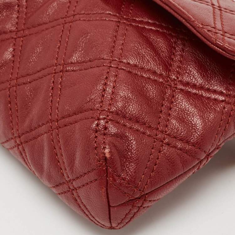 Pre Owned Marc Jacobs Red Quilted Leather Single Shoulder Bag