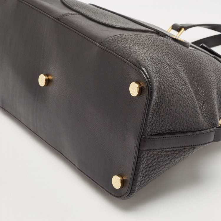 Pre Owned Marc Jacobs Black Leather Bowery Sutton Satchel