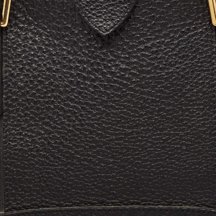 Pre Owned Marc Jacobs Black Leather Bowery Sutton Satchel