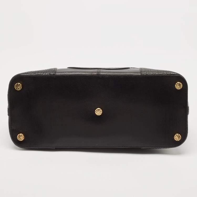 Pre Owned Marc Jacobs Black Leather Bowery Sutton Satchel
