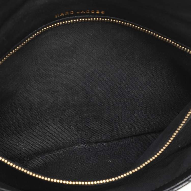 Pre Owned Marc Jacobs Black Quilted Leather Eugenie Clutch
