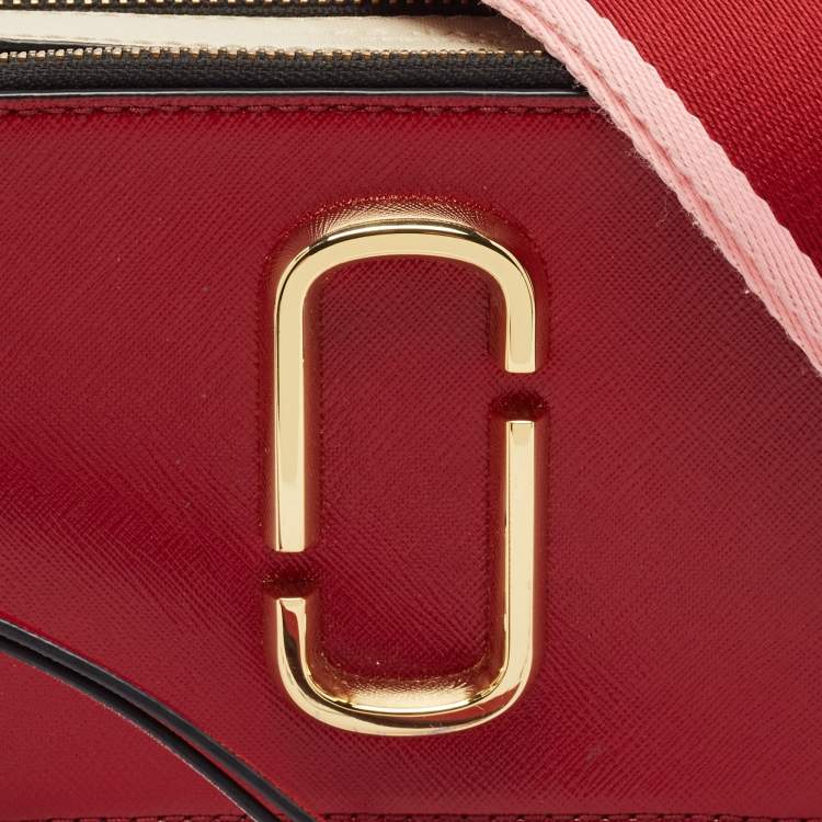 Pre Owned Marc Jacobs Tricolor Patent Leather Snapshot Camera Crossbody Bag
