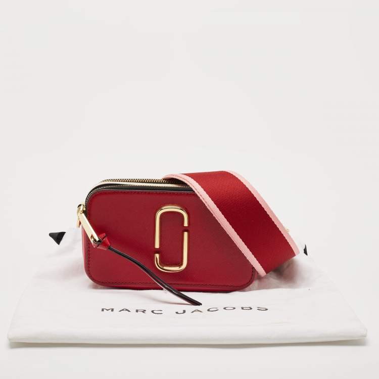 Pre Owned Marc Jacobs Tricolor Patent Leather Snapshot Camera Crossbody Bag