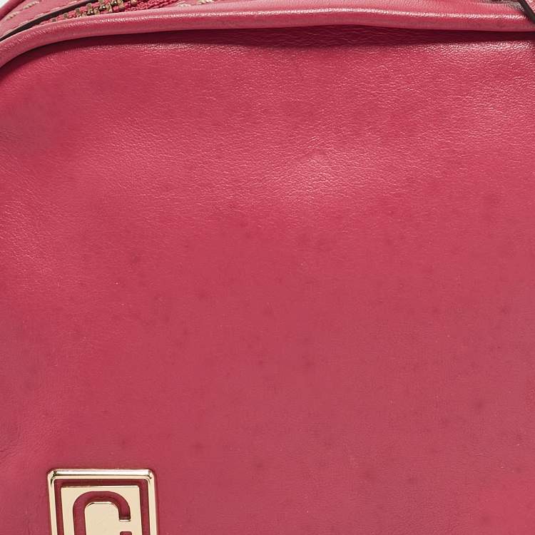 Pre Owned Marc Jacobs Pink Leather The Mini Squeeze Crossbody Bag