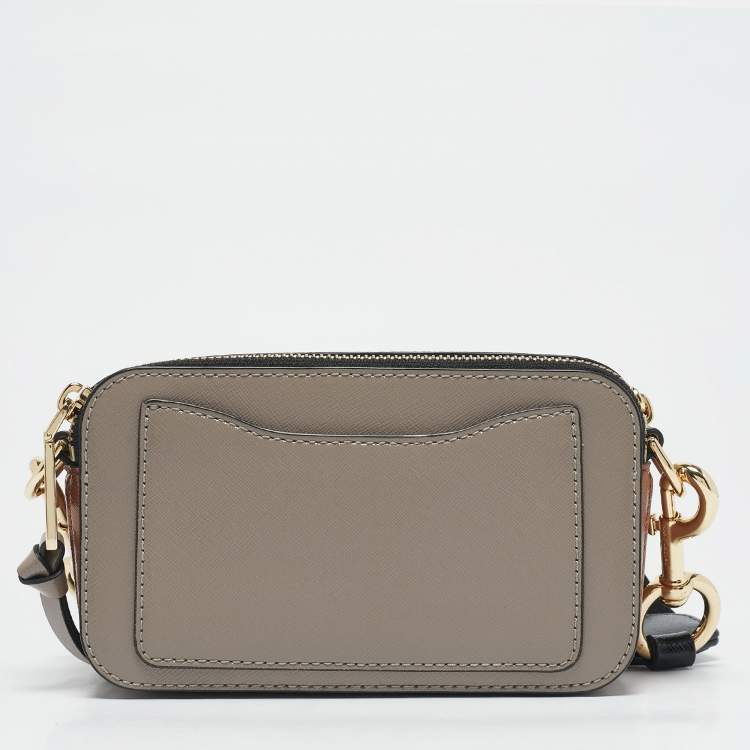 Pre Owned Marc Jacobs Tricolor Leather The Snapshot Crossbody Bag