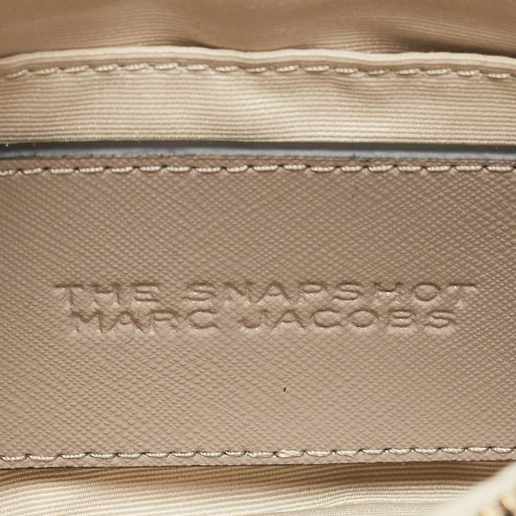 Pre Owned Marc Jacobs Tricolor Leather The Snapshot Crossbody Bag
