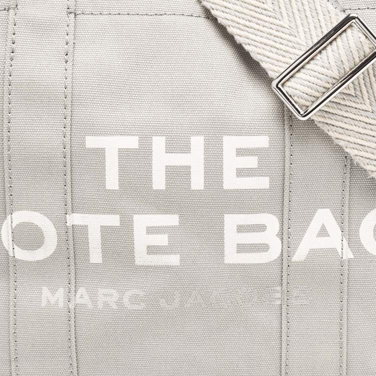Pre Owned Marc Jacobs Grey Canvas Medium The Tote Bag
