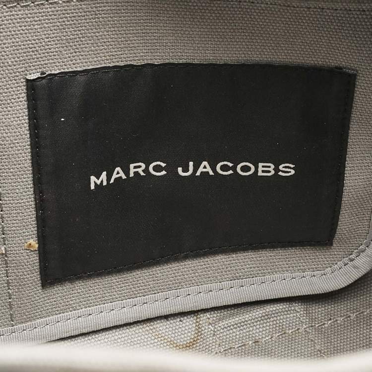 Pre Owned Marc Jacobs Grey Canvas Medium The Tote Bag