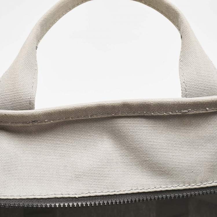 Pre Owned Marc Jacobs Grey Canvas Medium The Tote Bag