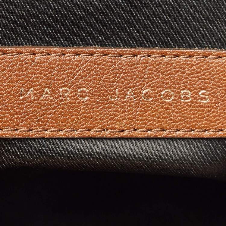 Pre Owned Marc Jacobs Brown Sequin and Leather Robert Duffy Hobo