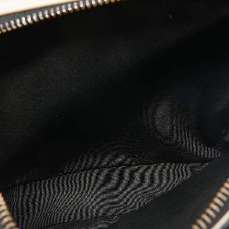 Pre Owned Marc Jacobs Black/White Leather The Mini Box Bag