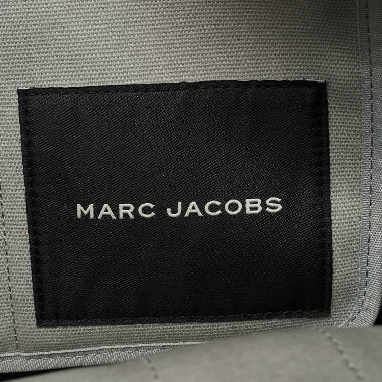 Pre Owned Marc Jacobs Grey Canvas Large The Tote Bag