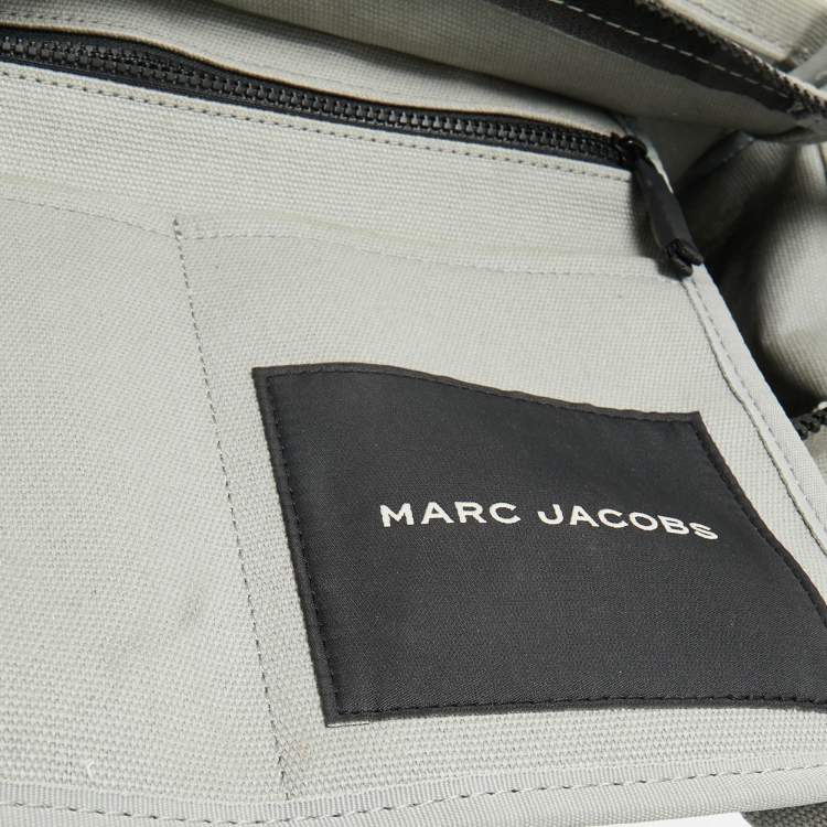 Pre Owned Marc Jacobs Grey Canvas Large The Tote Bag