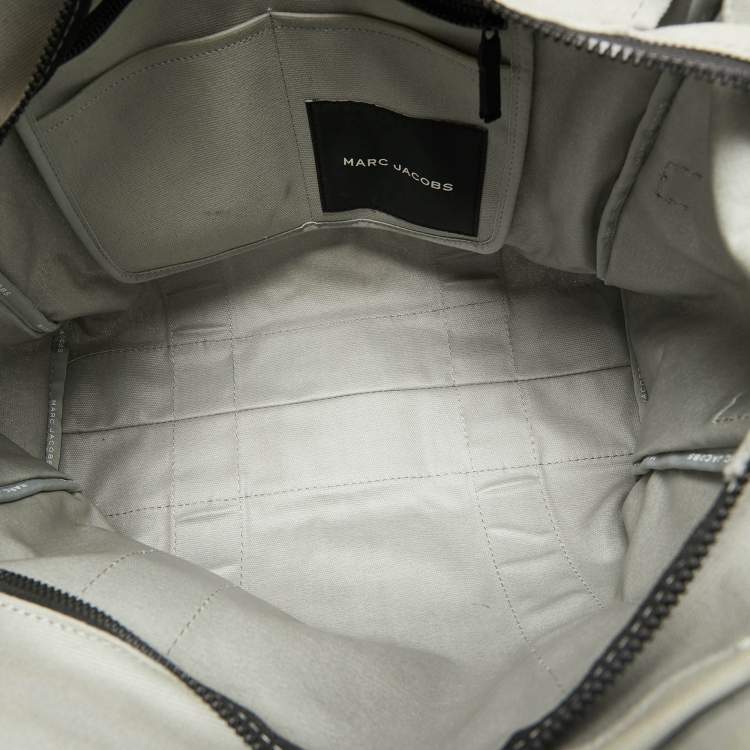 Pre Owned Marc Jacobs Grey Canvas Large The Tote Bag