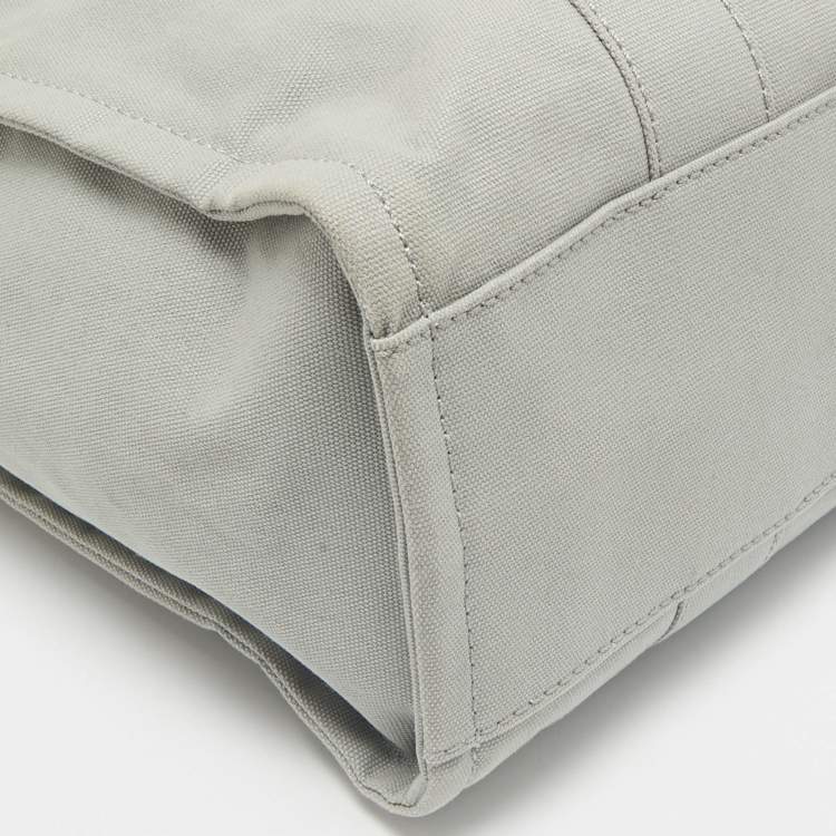 Pre Owned Marc Jacobs Grey Canvas Large The Tote Bag