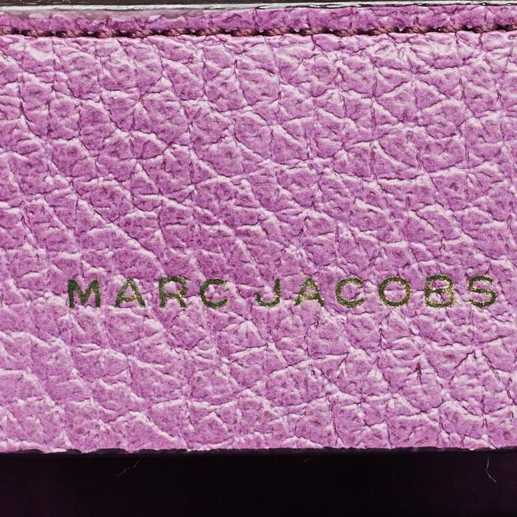 Pre Owned Marc Jacobs Purple Quilted Leather Westside Boston Bag