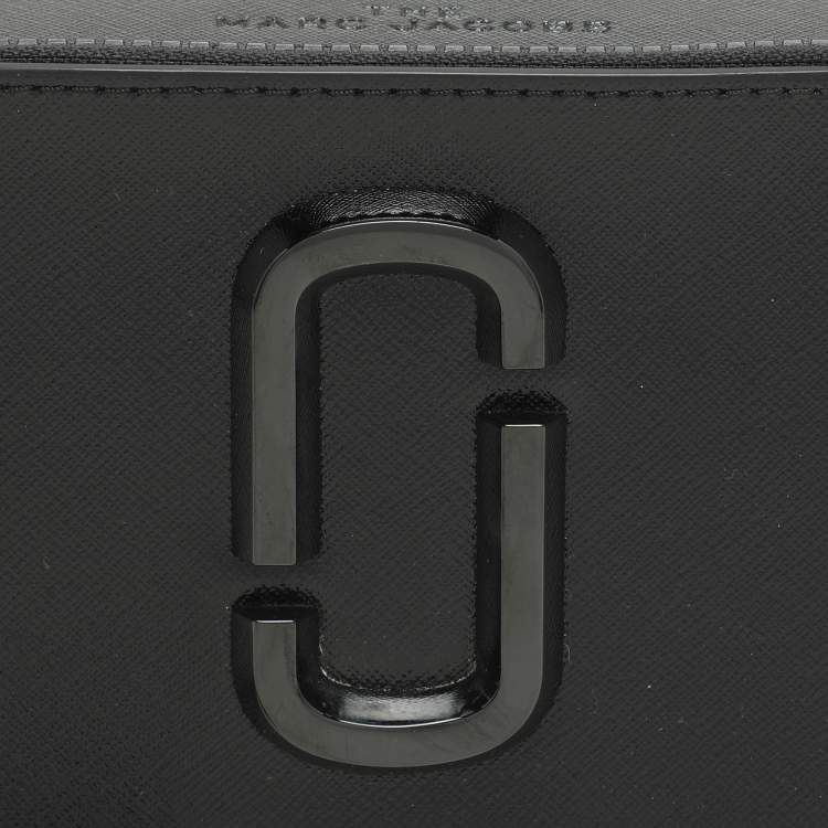 Pre Owned Marc Jacobs Black Patent Leather Snapshot Camera Crossbody Bag
