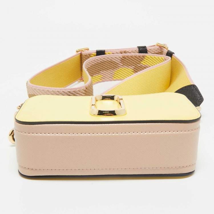 Pre Owned Marc Jacobs Tricolor Patent Leather Snapshot Camera Crossbody Bag