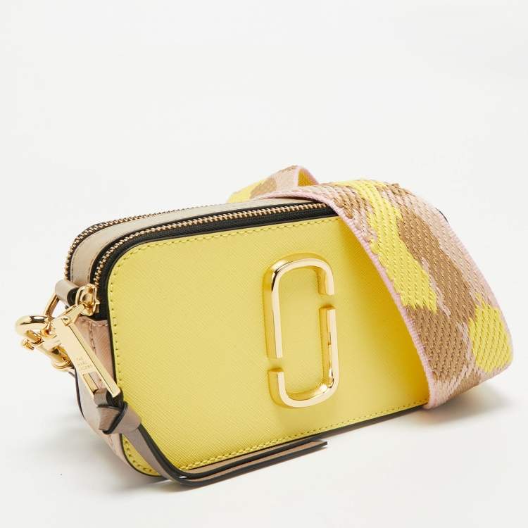 Pre Owned Marc Jacobs Tricolor Patent Leather Snapshot Camera Crossbody Bag