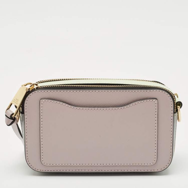 Pre Owned Marc Jacobs Tricolor Patent Leather Snapshot Camera Bag