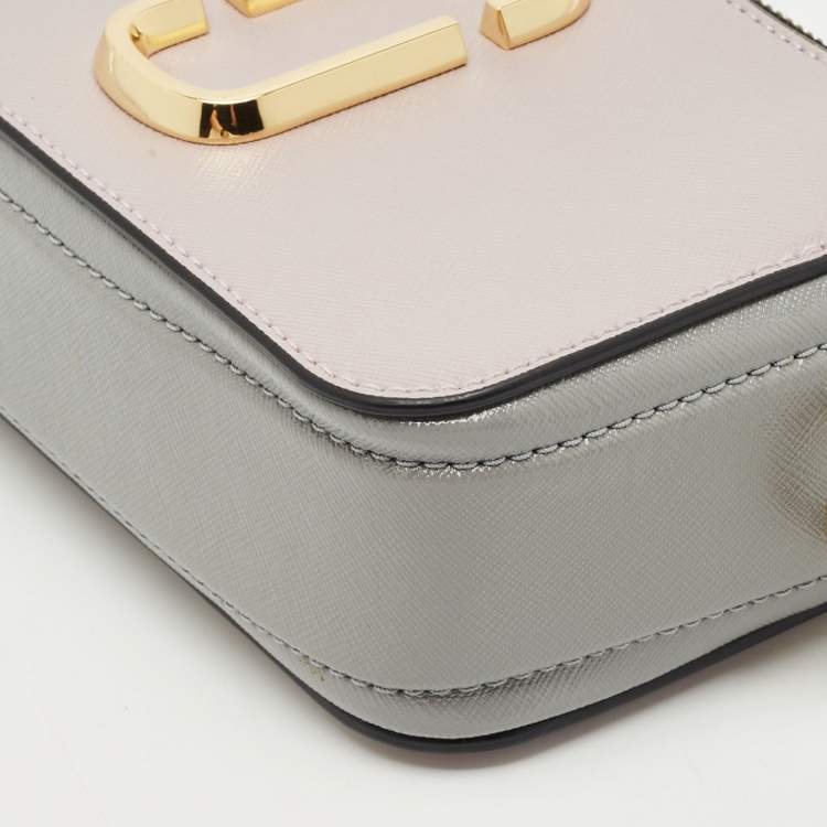 Pre Owned Marc Jacobs Tricolor Patent Leather Snapshot Camera Bag