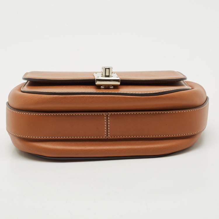 Pre Owned Marc Jacobs Brown Leather West End The Jane Saddle Shoulder Bag