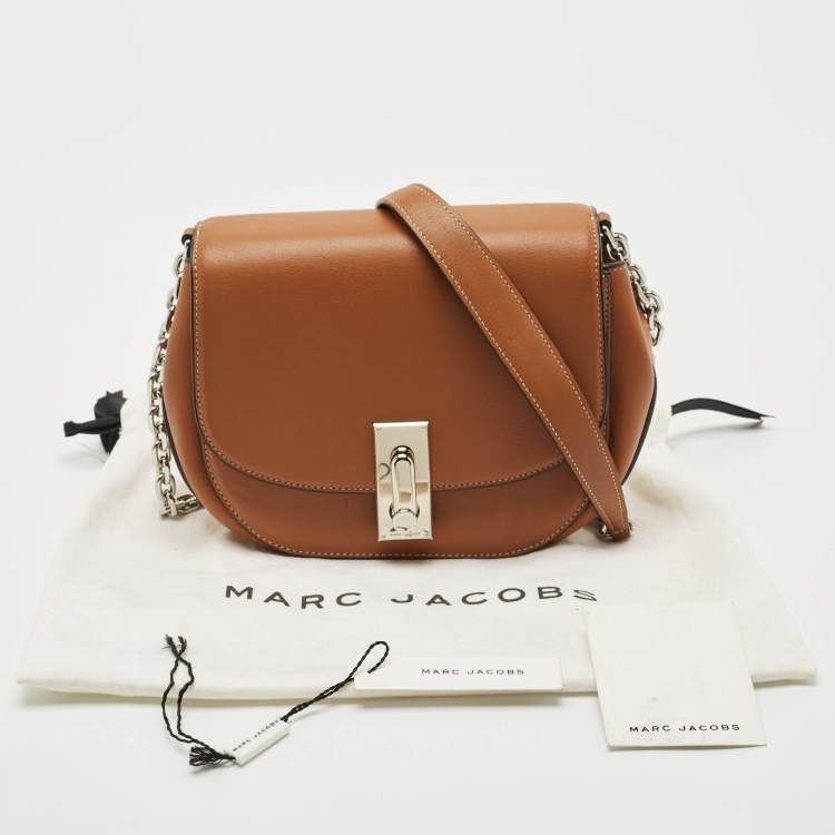 Pre Owned Marc Jacobs Brown Leather West End The Jane Saddle Shoulder Bag