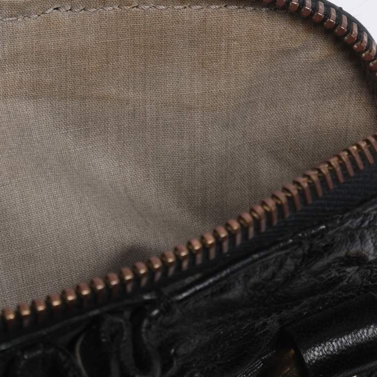 Pre Owned Marc Jacobs Black Quilted Leather Small Cecilia Satchel