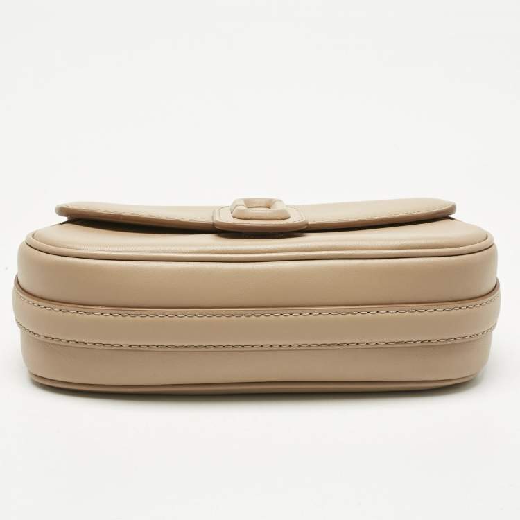 Pre Owned Marc Jacobs Beige Leather The Clover Shoulder Bag