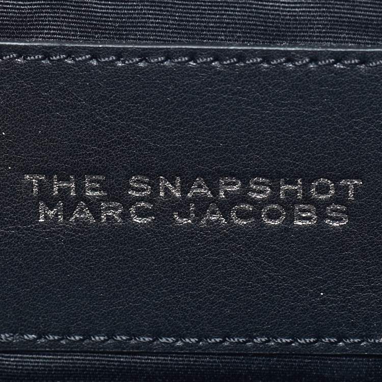 Pre Owned Marc Jacobs Grey/Black Faux Fur and Leather The Creature Snapshot Crossbody Bag