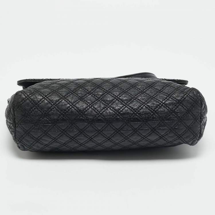 Pre Owned Marc Jacobs Black Quilted Leather The XL Shoulder Bag