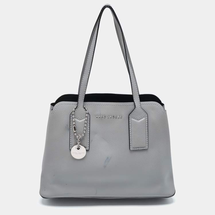 Pre Owned Marc Jacobs Grey Leather The Editor Tote