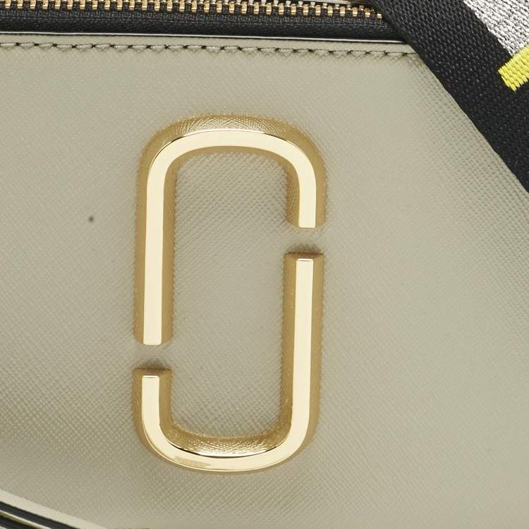 Pre Owned Marc Jacobs Tricolor Patent Leather Snapshot Camera Crossbody Bag