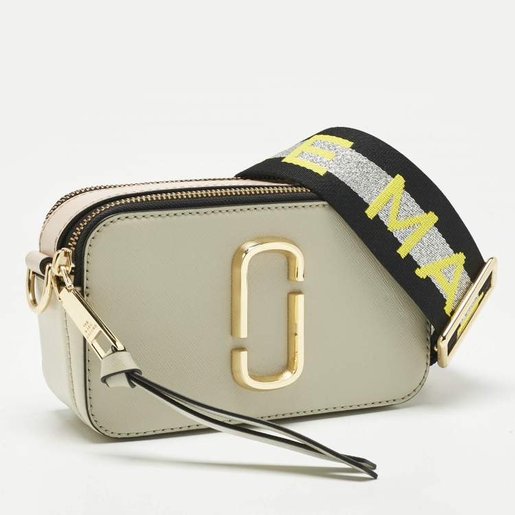 Pre Owned Marc Jacobs Tricolor Patent Leather Snapshot Camera Crossbody Bag