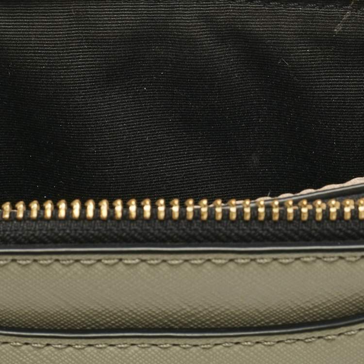 Pre Owned Marc Jacobs Tricolor Patent Leather Snapshot Camera Crossbody Bag